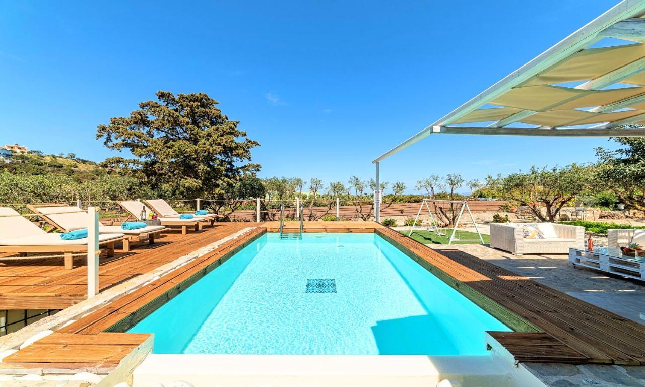 Cretan Lodge Heated Pool Ágios Nikólaos Eksteriør billede