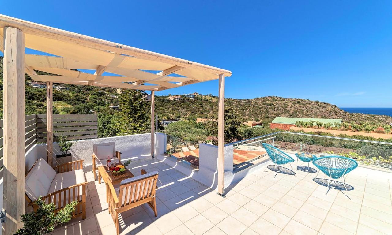 Cretan Lodge Heated Pool Ágios Nikólaos Eksteriør billede