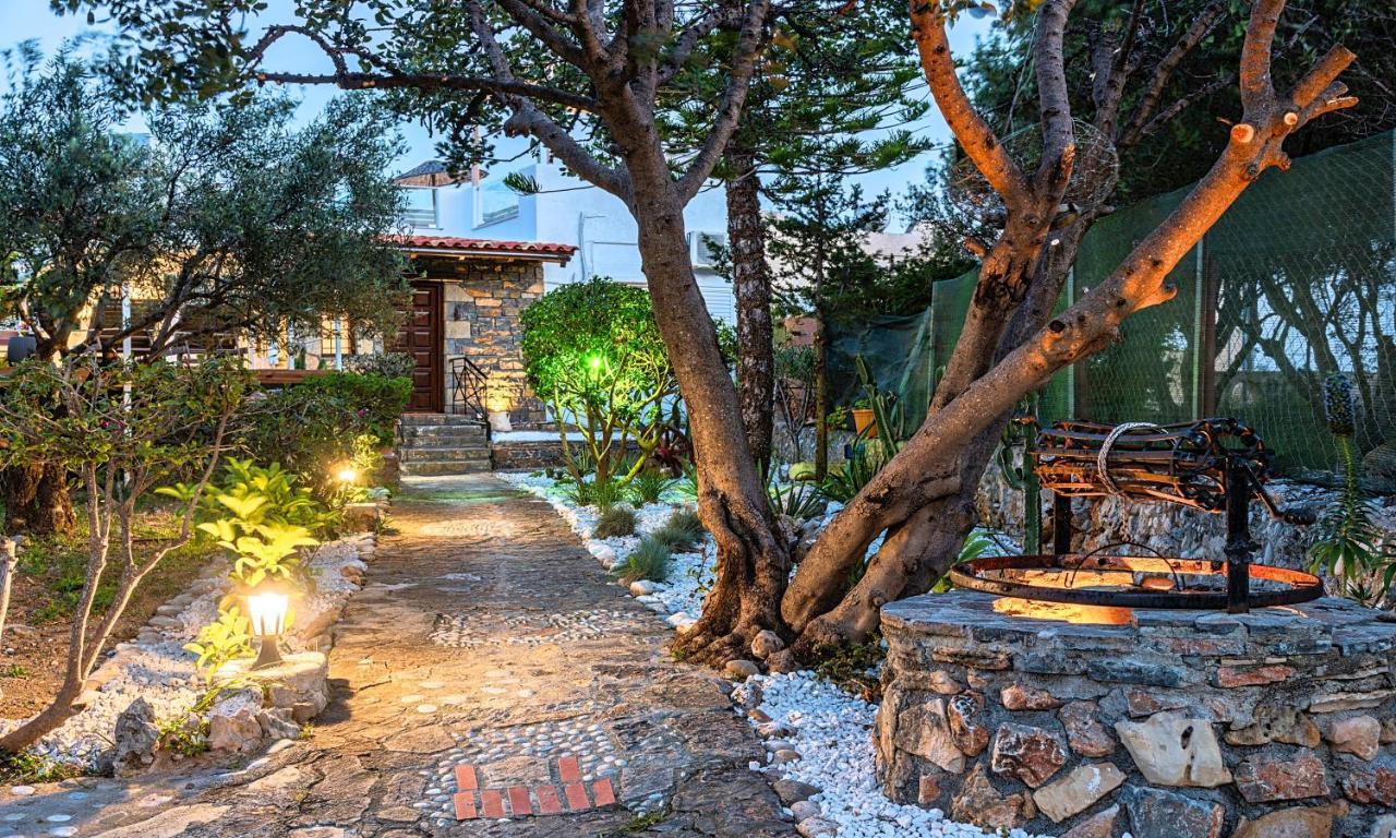 Cretan Lodge Heated Pool Ágios Nikólaos Eksteriør billede