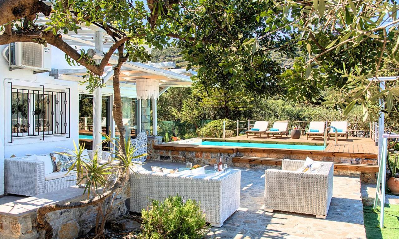 Cretan Lodge Heated Pool Ágios Nikólaos Eksteriør billede