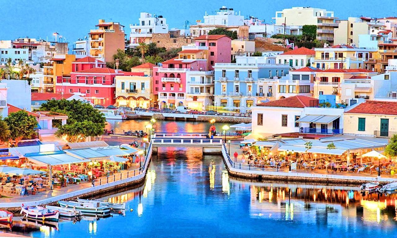 Cretan Lodge Heated Pool Ágios Nikólaos Eksteriør billede