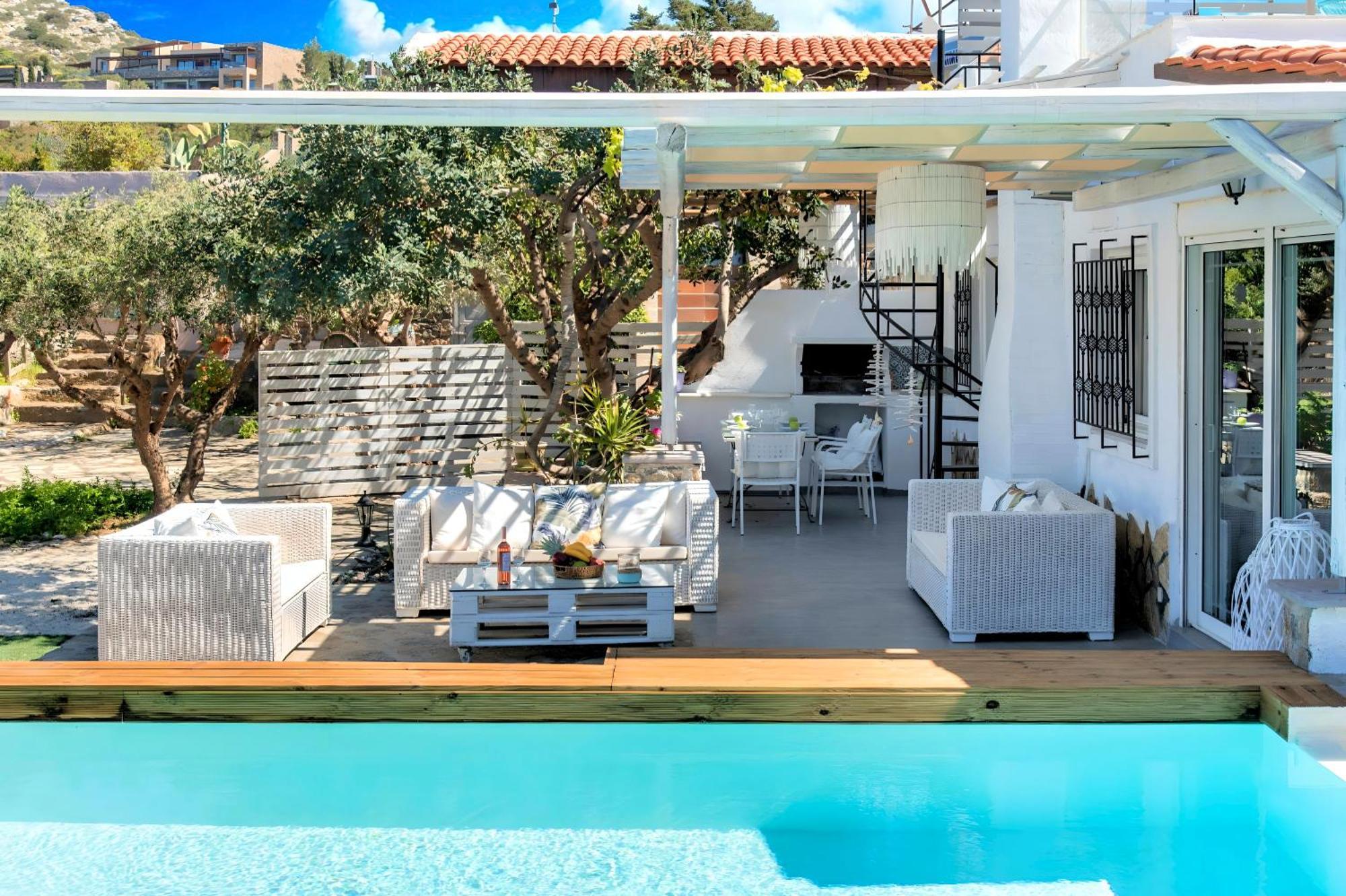 Cretan Lodge Heated Pool Ágios Nikólaos Eksteriør billede